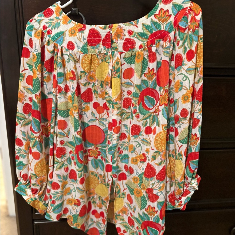 Rose & Olive Vibrant Multicolor Blouse